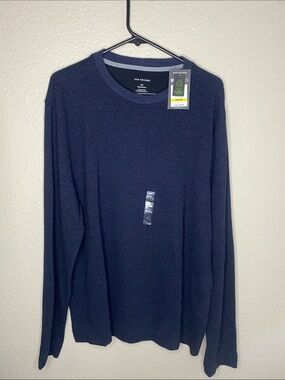 Men's Van Heusen Long Sleeve Navy Blue